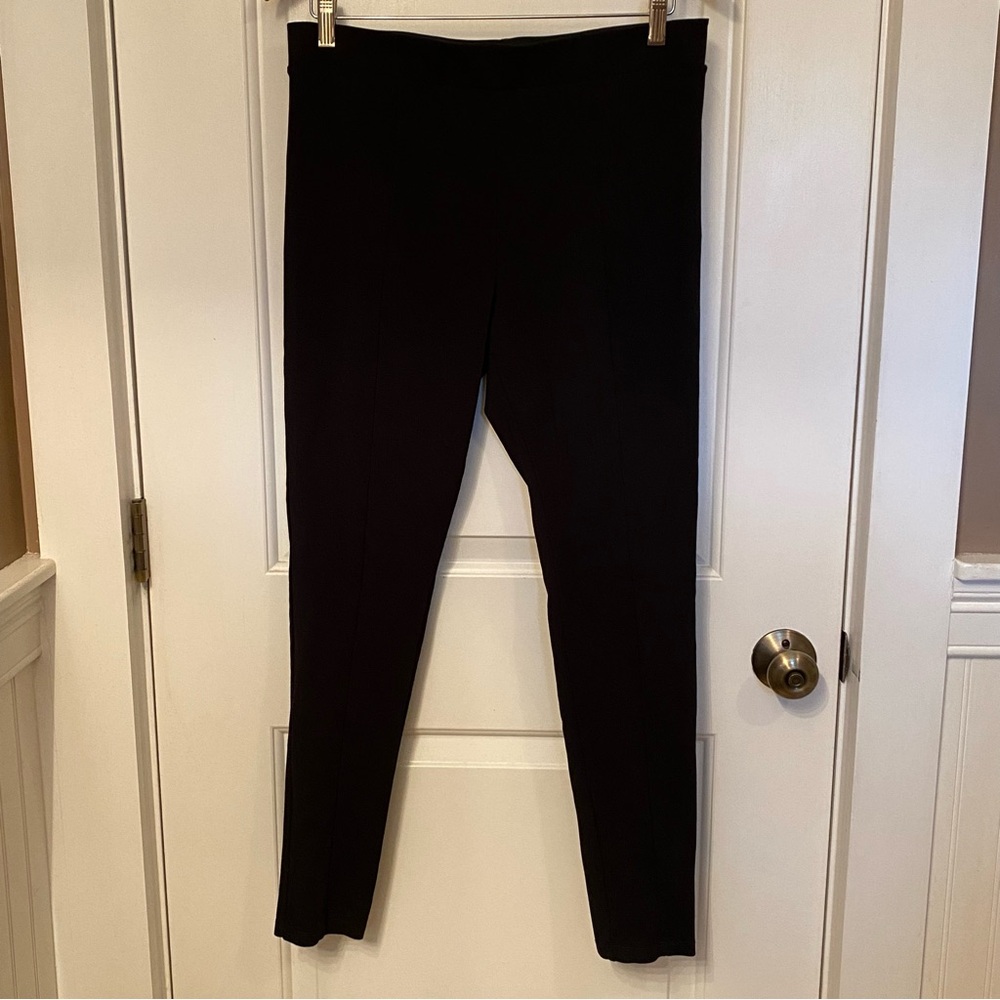 HALOGEN PANTS LEGGINGS BLACK STRETCH SIZE 1